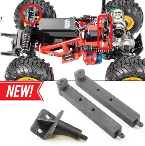 Replacement 3D Printed Body Mounts for Tamiya Blackfoot Offroad RC Car K4 G1 J6