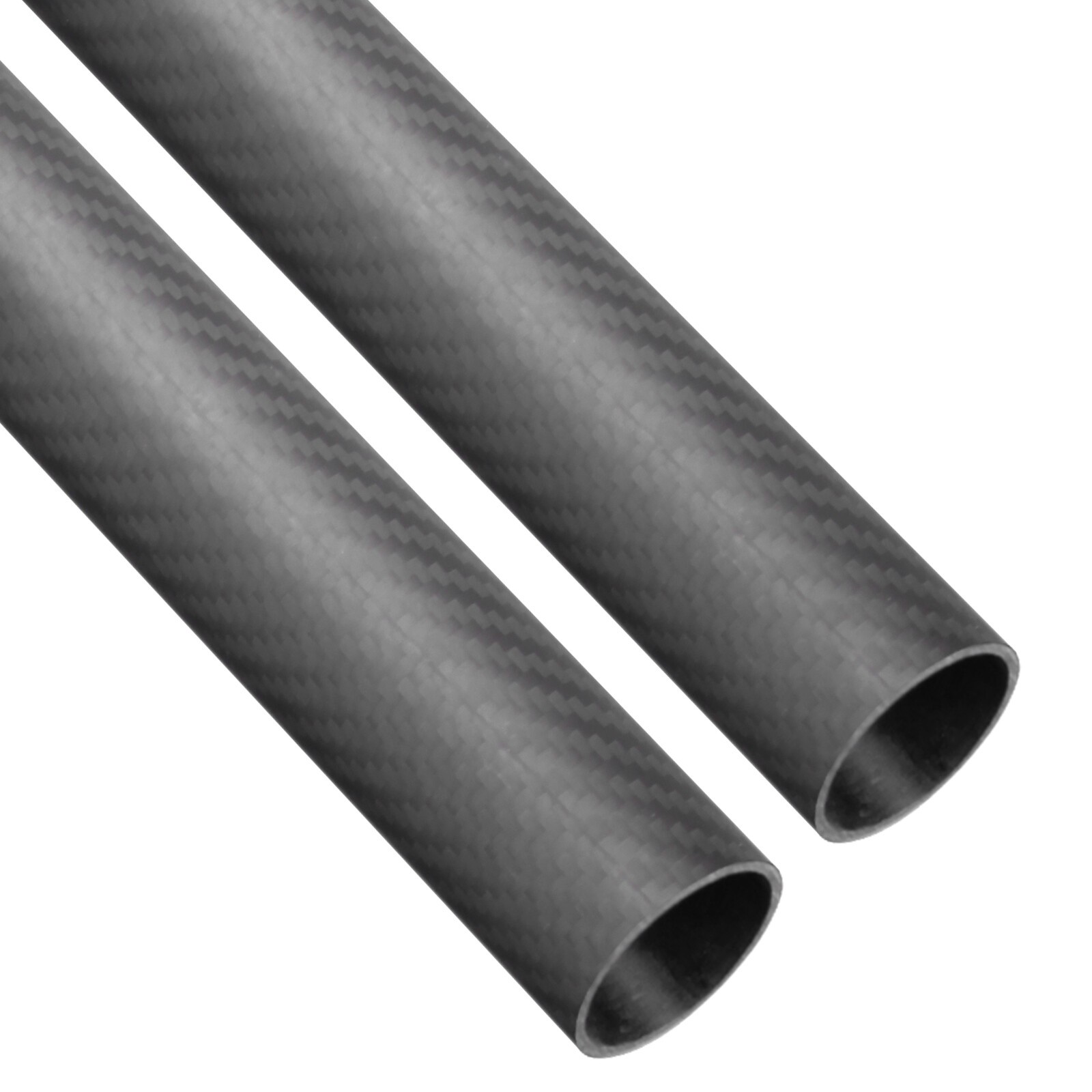 3K Carbon Fiber Tube OD 38mm X ID 33/34/35/36/37mm Roll Wrapped Poles 500mm