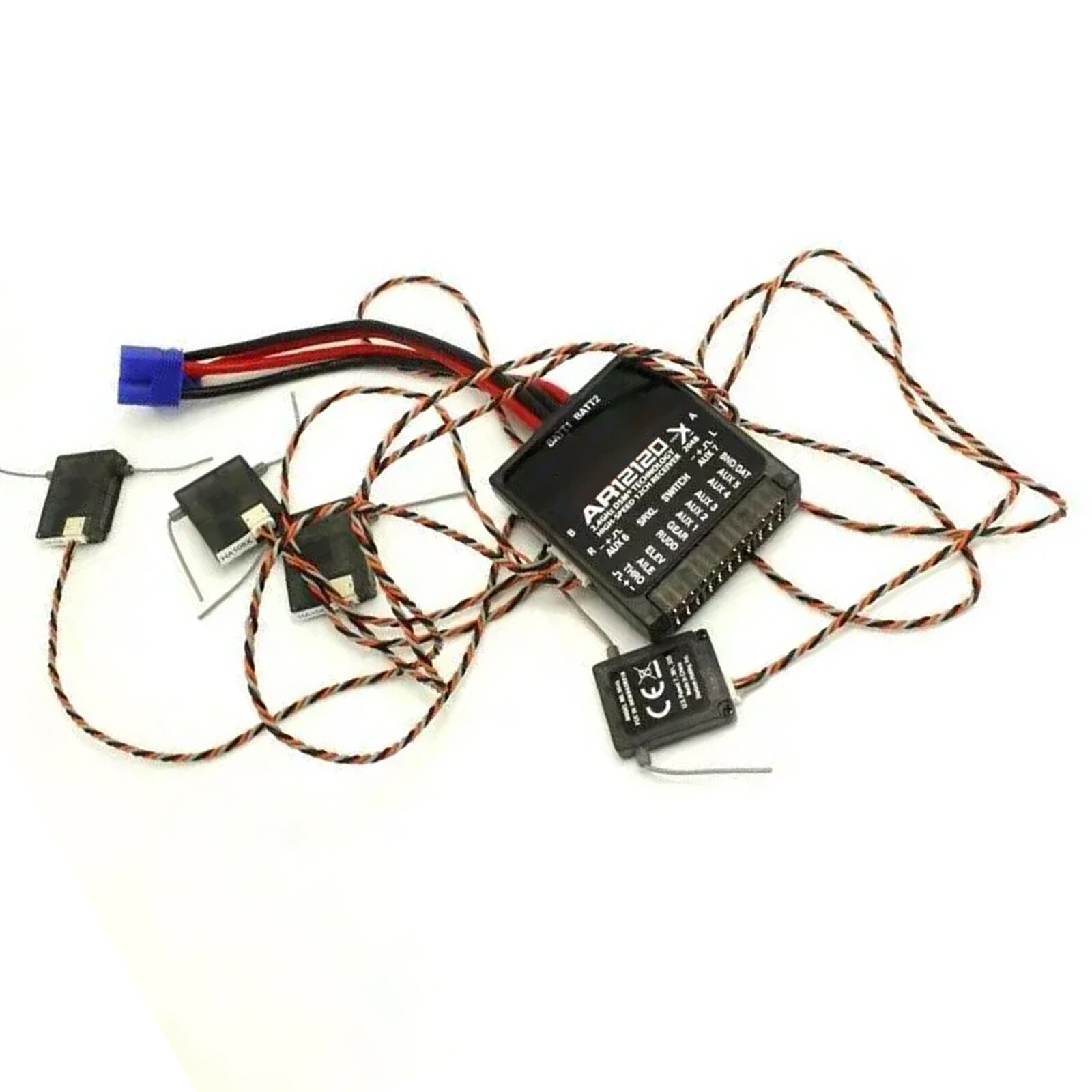 2.4GHZ 12-Channel DSMX/XPlus Power Safe Receiver ± 4 Satellites for SPMAR12120