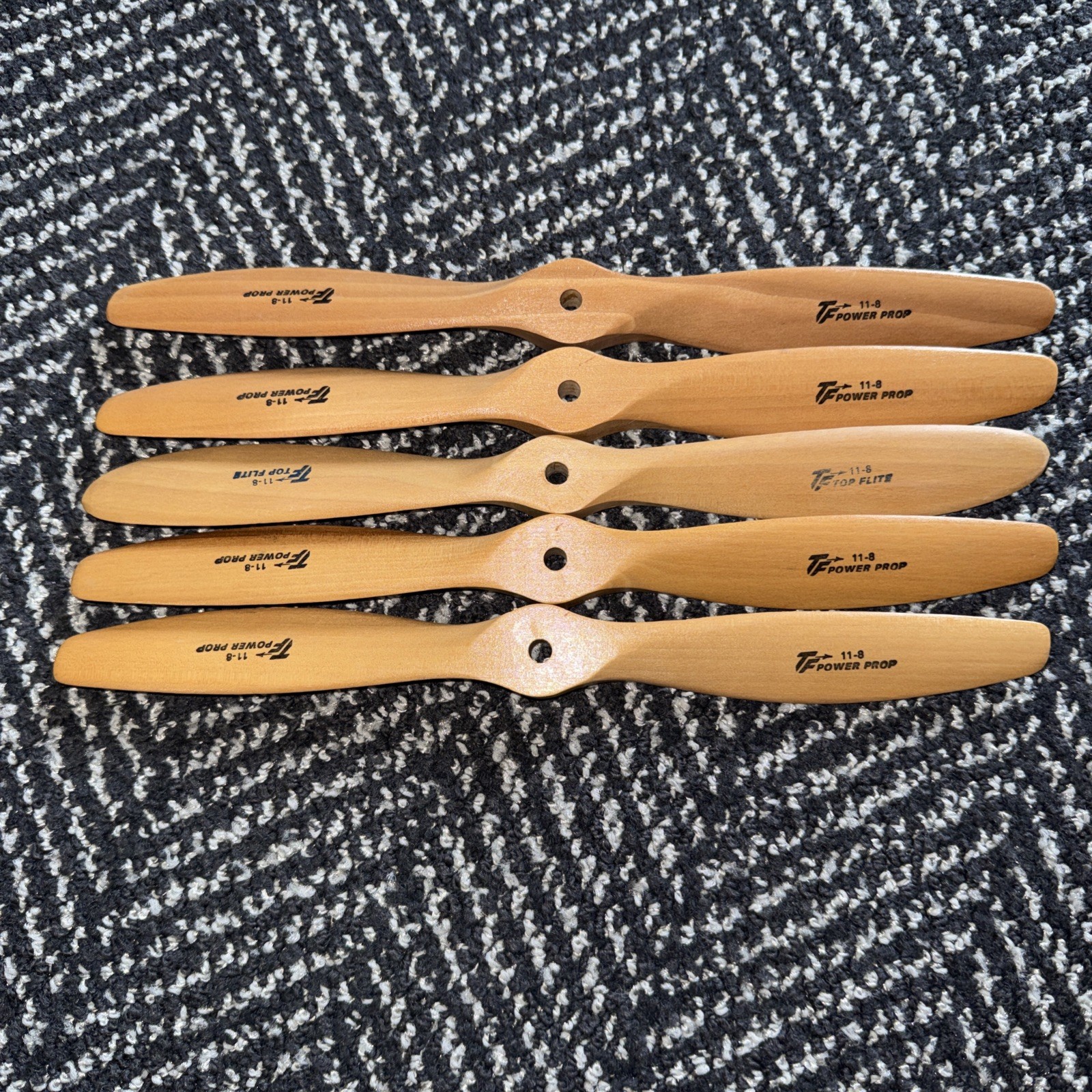 Brand New Top Flite 11×8 Wood Propeller Lot Of 5