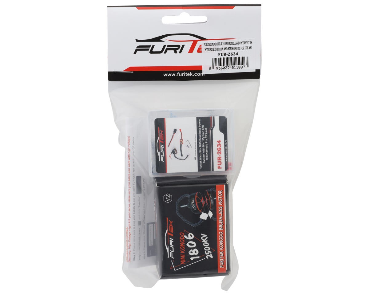 Furitek MicroSilk 2025 Brushless Power System Combo for Traxxas® TRX-4M™