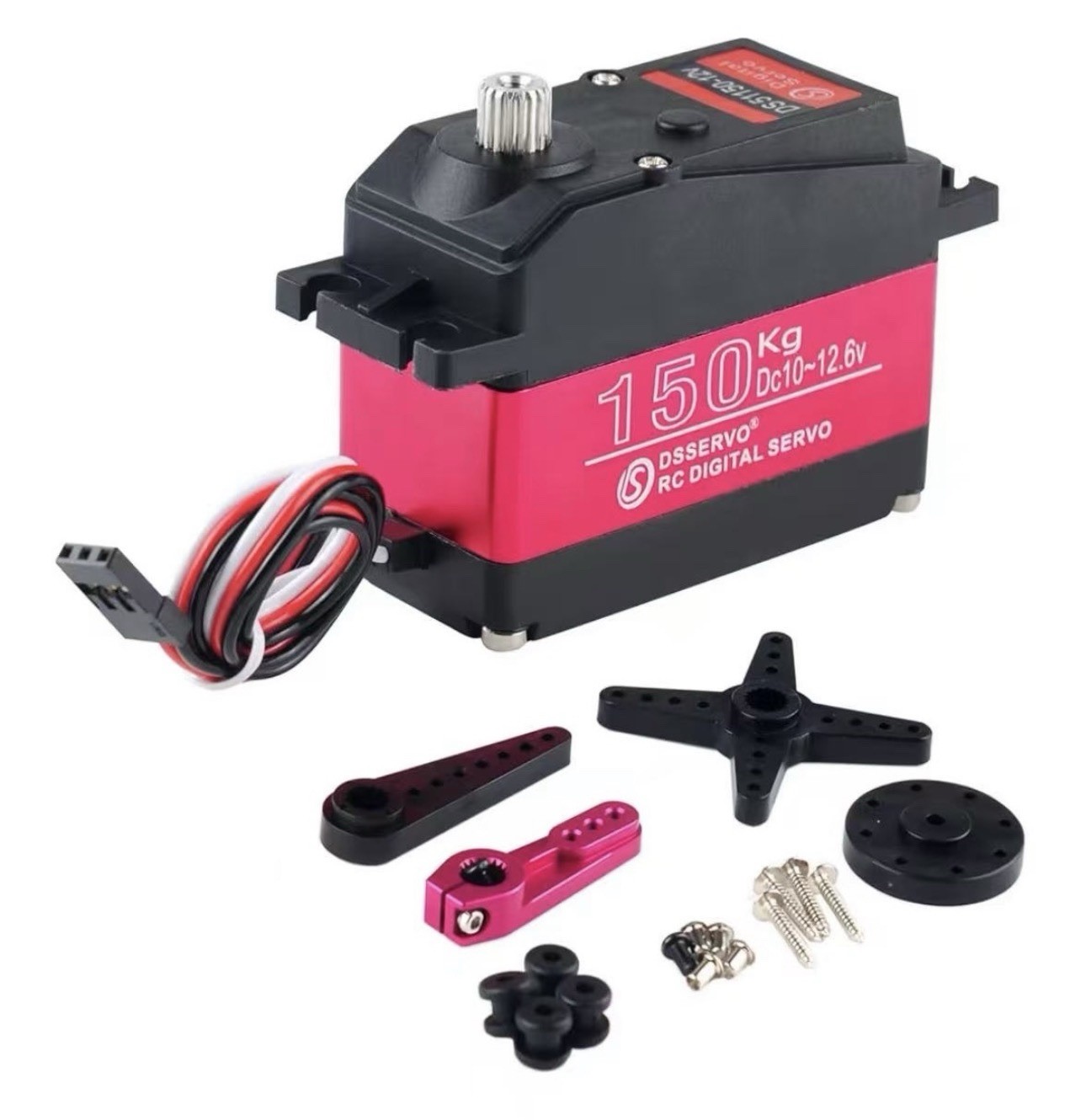 150KG DS51150 Dc10~12.6v Digital RC Servo Full Metal Gear 270 Degree