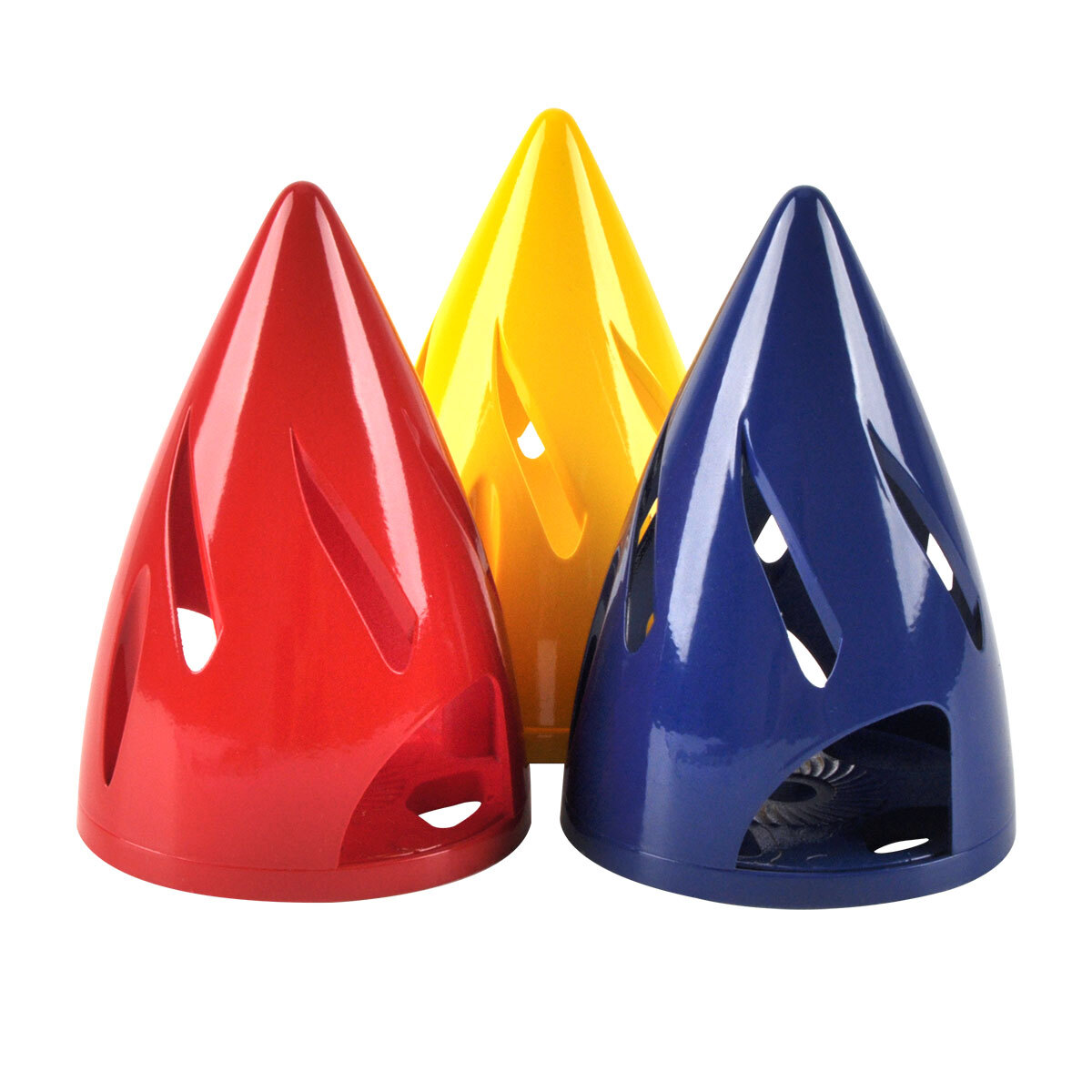 2.5inch/63.5mm Spinner Plastic Hollow Cone for 2 Blades Propeller RC Plane 1Pc