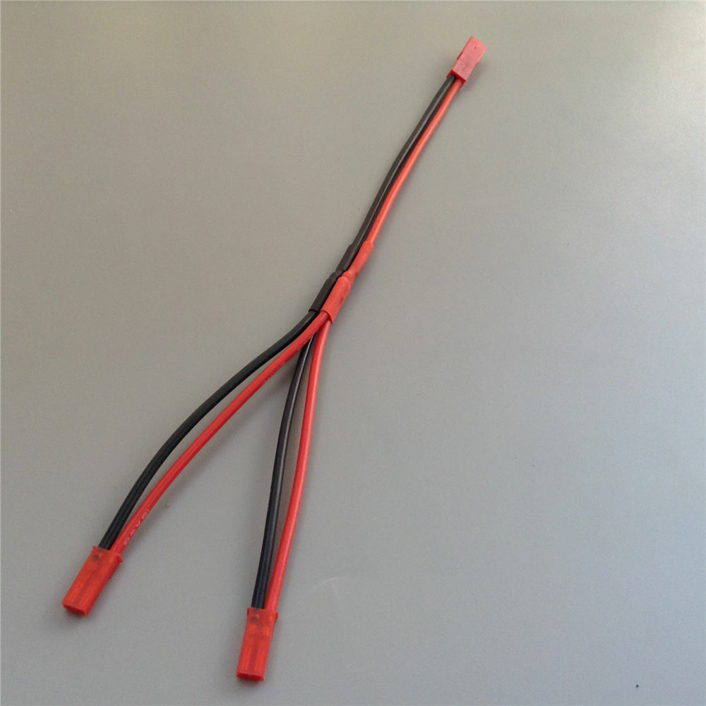 JST One drag two JST 18AWG Silicone Wire Parallel connection Battery EBC
