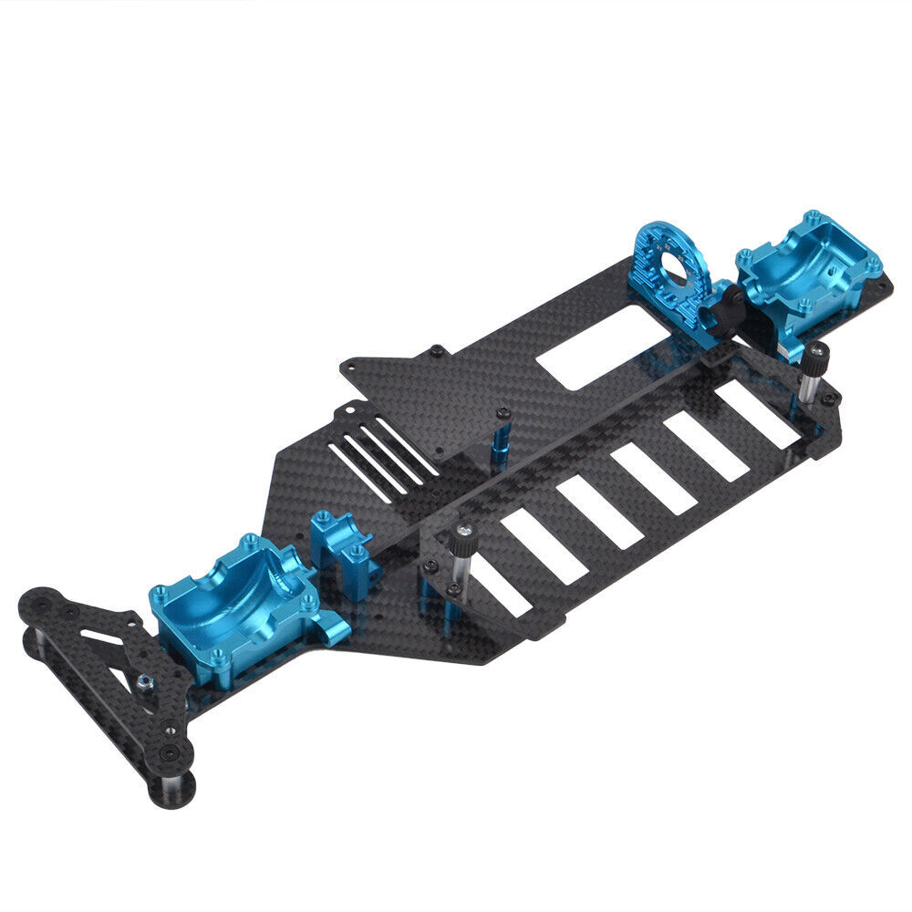1/10 Carbon Chassis Kit for Tamiya TT02 TT02D TT02S TT02SRX TT02RR Upgrade Parts