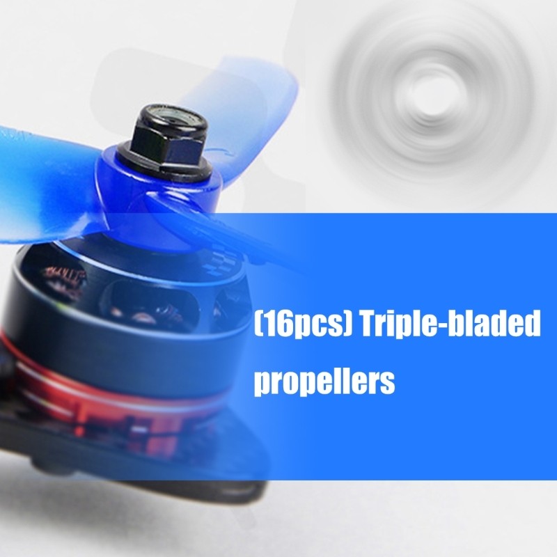 16 Pieces Three Propellers Material Compatible with Various