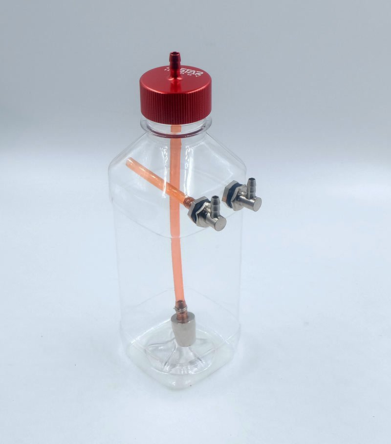 410ml (13.9oz) Clear Fuel Tank with Metal Cap for RC Airplane Gasoline Engine