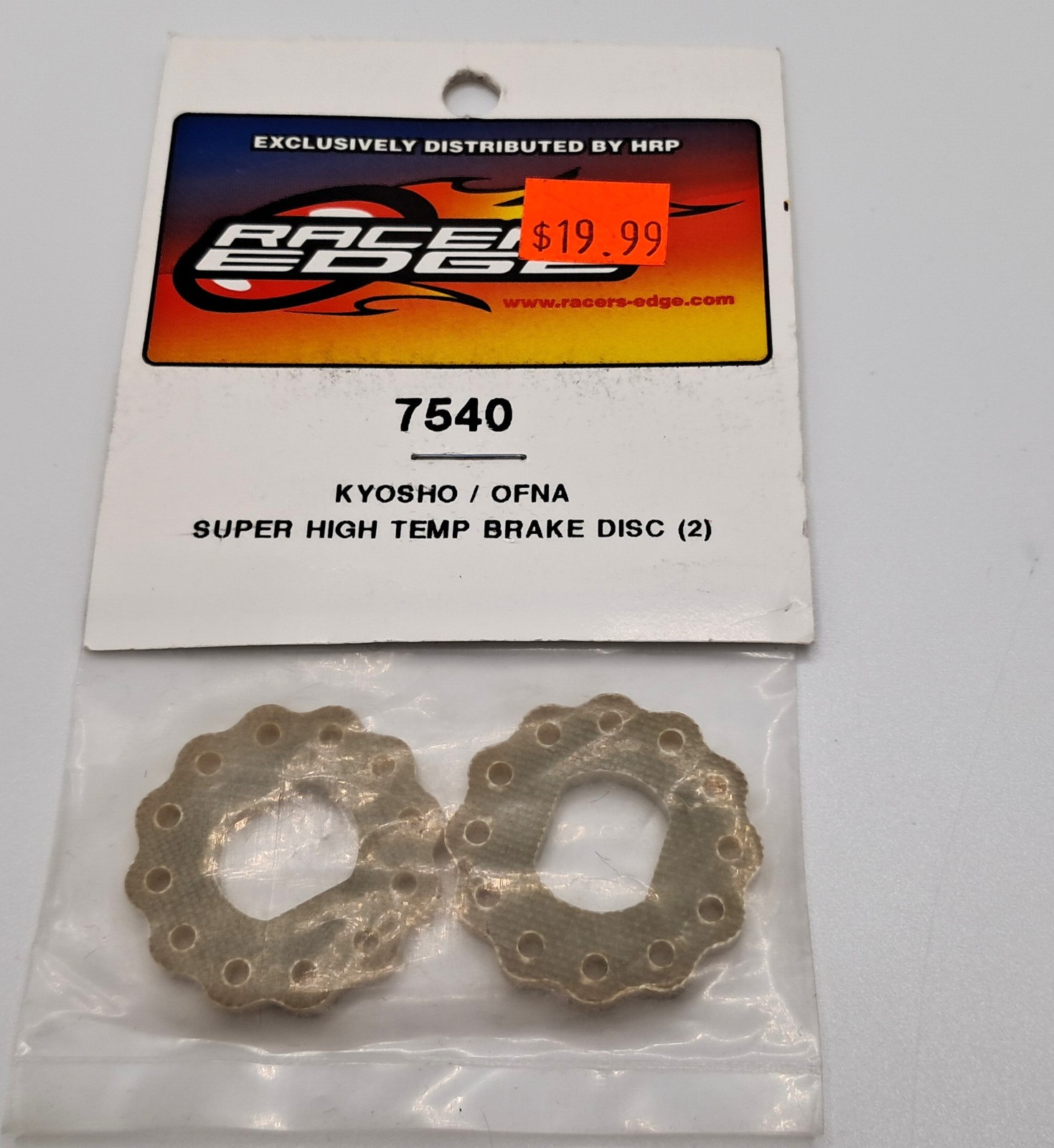Racers Edge #7540 ~ Super High Temp Brake Disc (2) for Kyosho Ofna