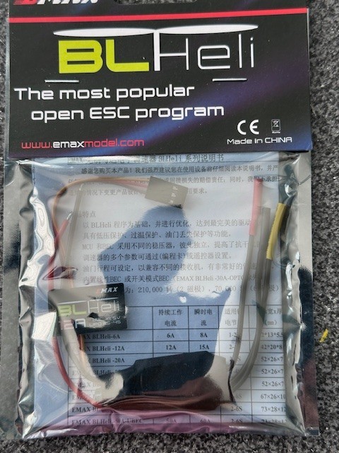 Emax BLHeli Series 20A ESC Speed Controller 2A 5V BEC for RC Multicopters