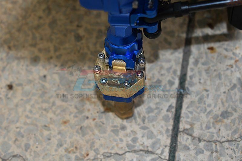 GPM TRX4022BX BRASS 48g REAR KNUCKLE ARMS INNER CASE FOR TRAXXAS RC TRX-4 TRX-6