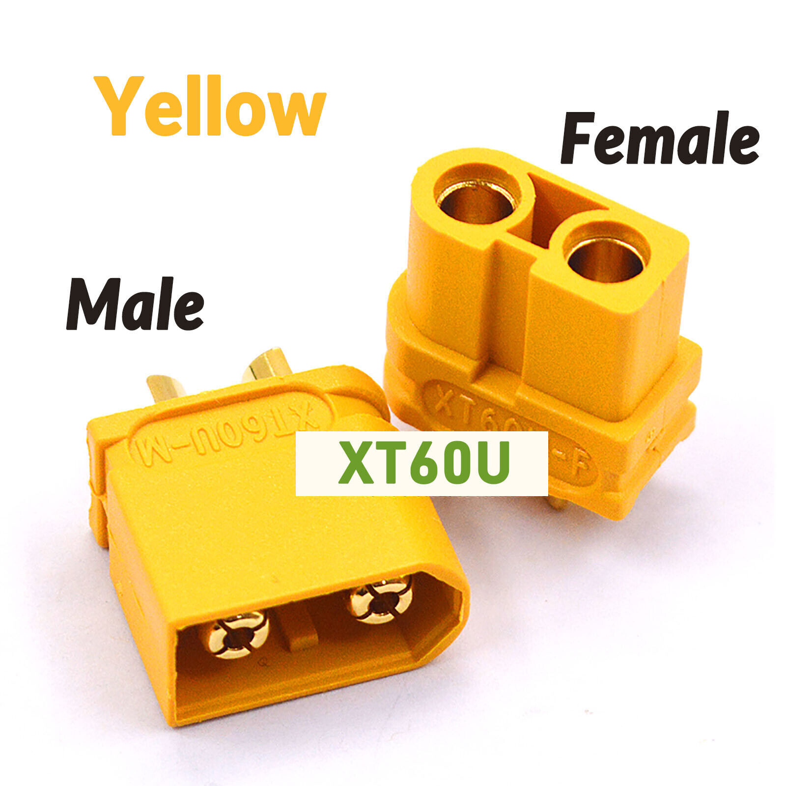 XT30 XT60 XT60H XT90 XT150 Male and Female Connectors with Caps Charger Plugs