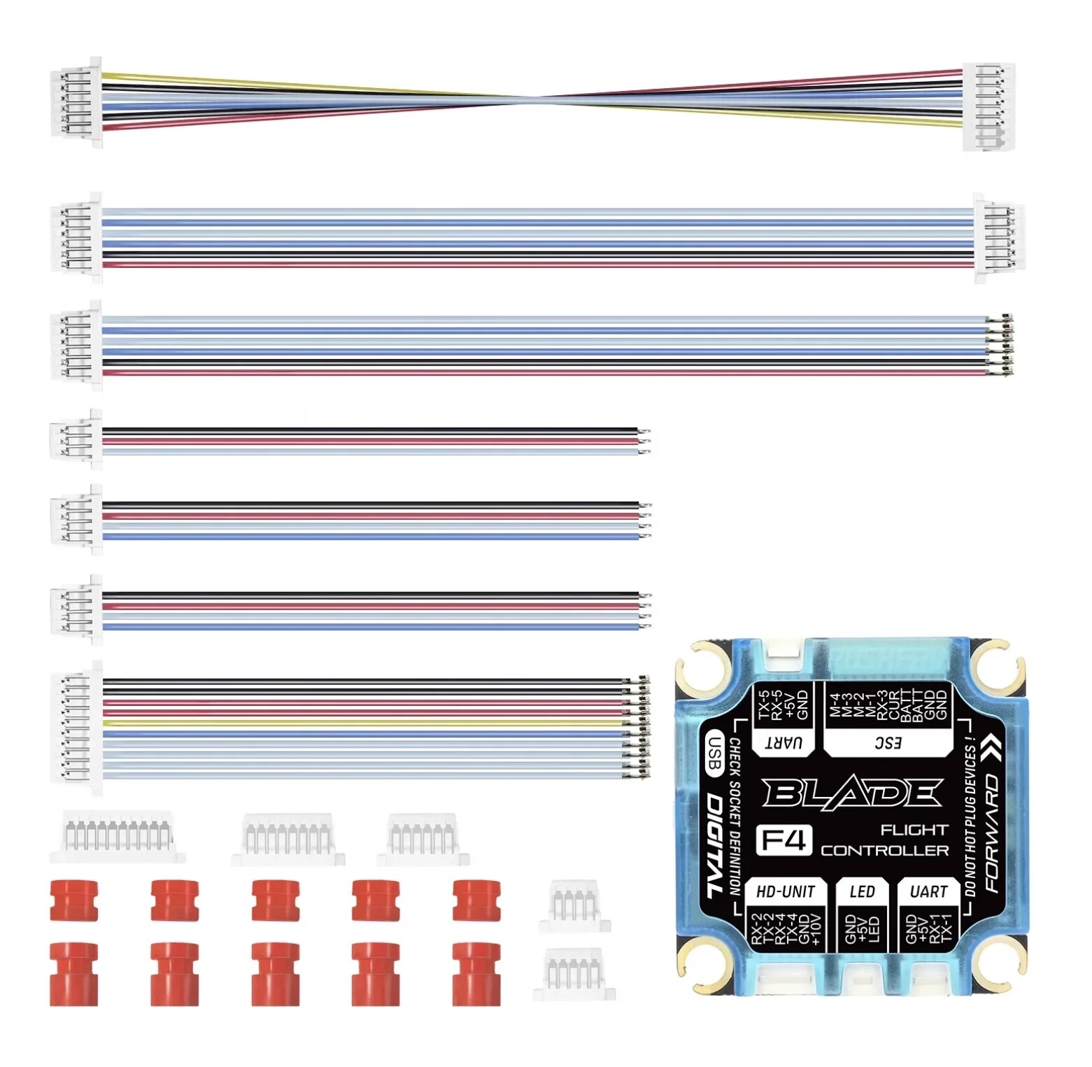 RUSHFPV RUSH BLADE F405 Stack F405 Flight Controller with 50A Sport ESC 128K