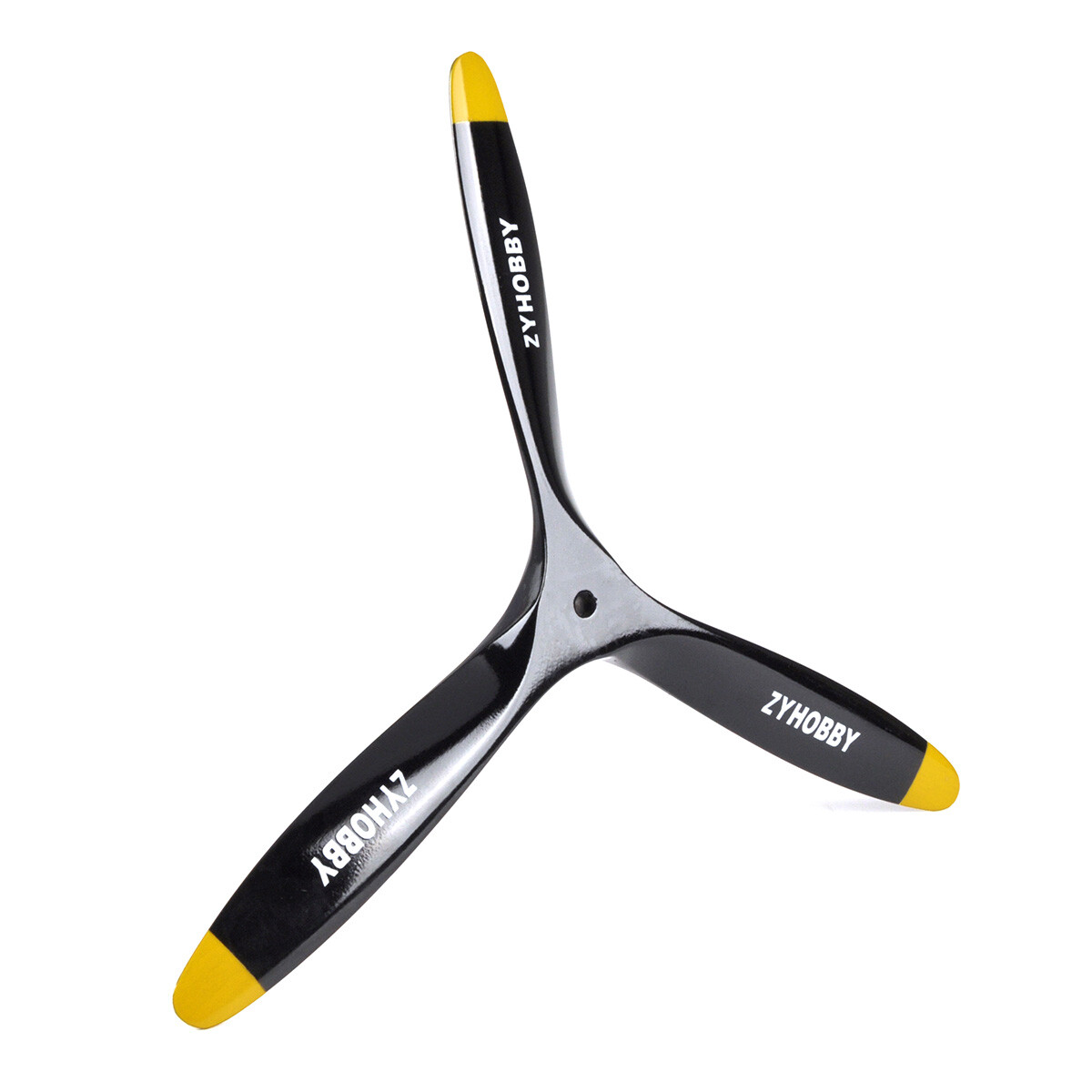 3 Blade 15*8inch Black +Yellow Propeller RC Plane Air-moder CW Beech Wooden Prop