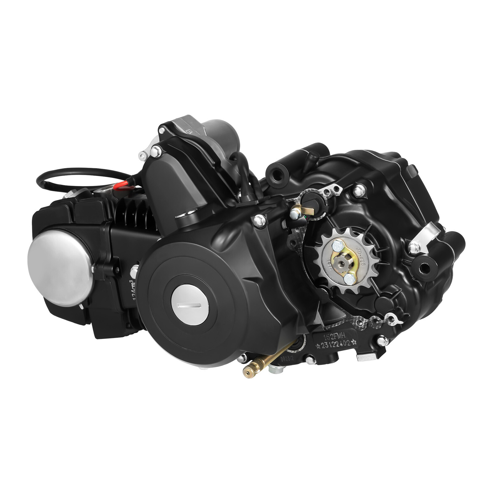 125cc 4stroke ATV Engine Motor Semi-Auto w/Reverse Electric Start Fit GO Karts!