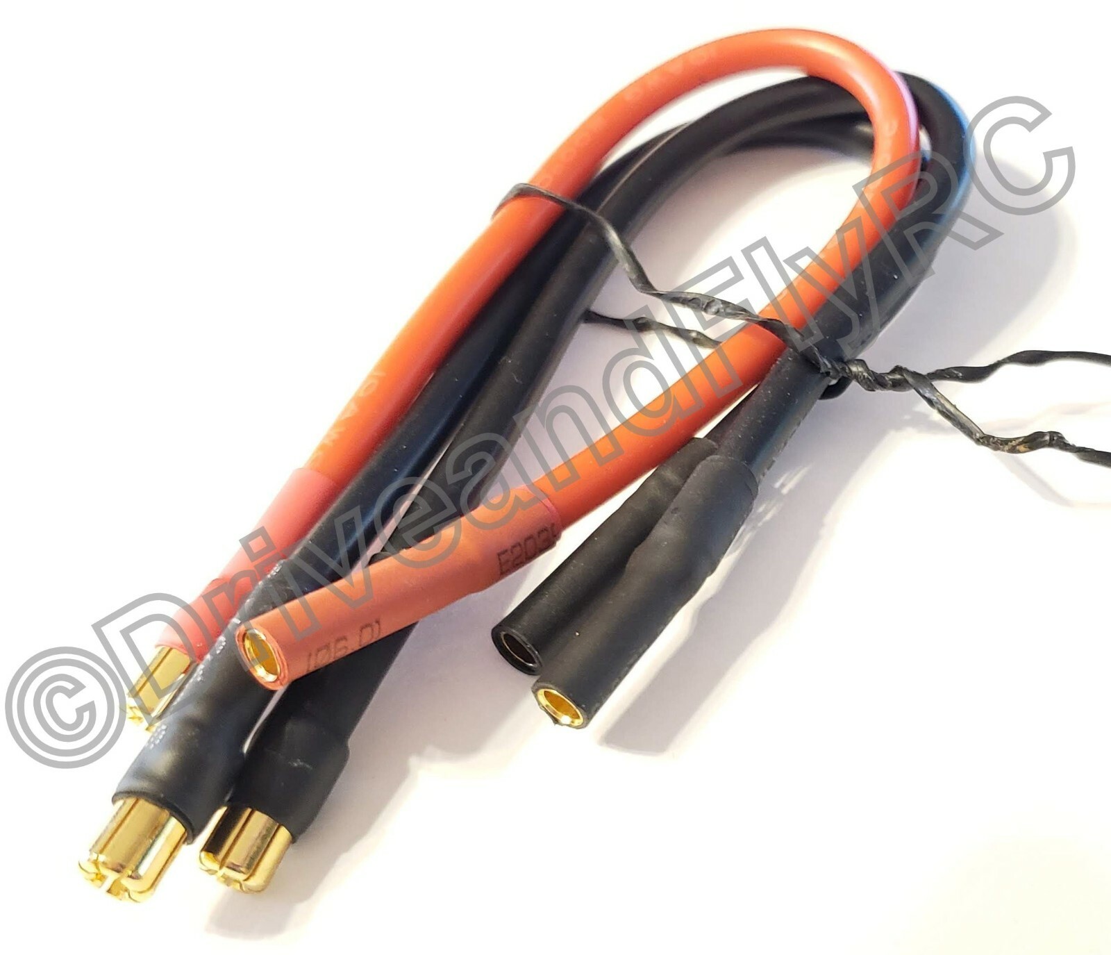 4mm Female to 6.5mm Male 10 AWG Silicon Wire Castle Mambo ESC Extension 8 Inches