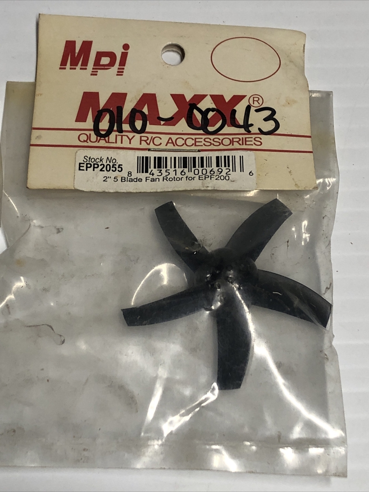 2 Pack MPI MAXX 010-0043 / EPP2055 2” Fan Blade for EPF200