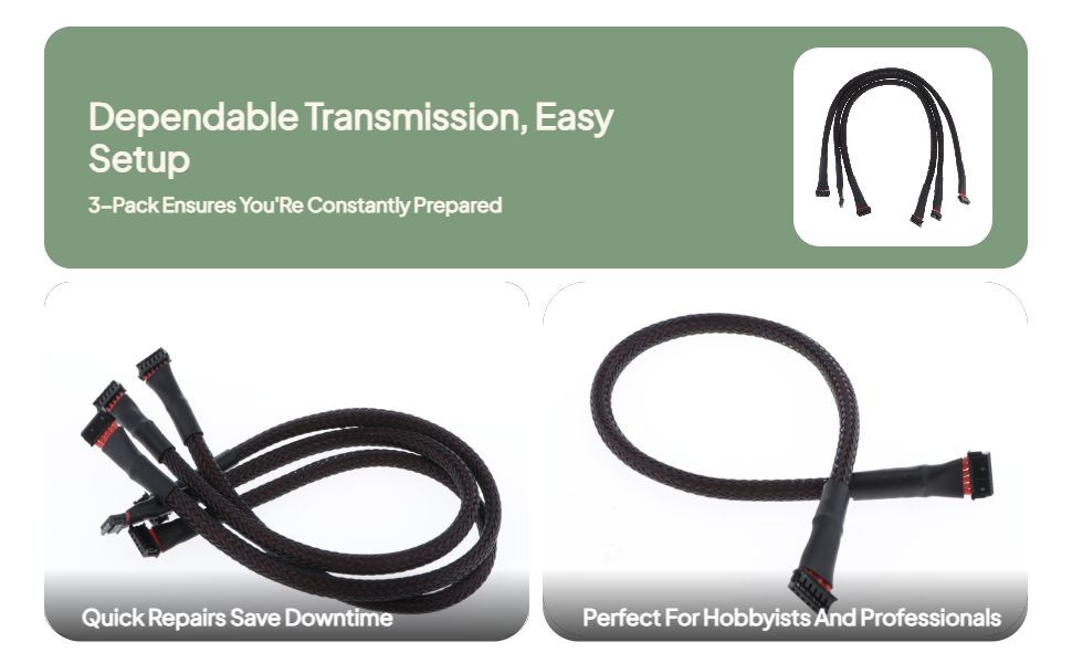 RC Car Brushless Motor Sensor Wire Cable 250mm for RC Car