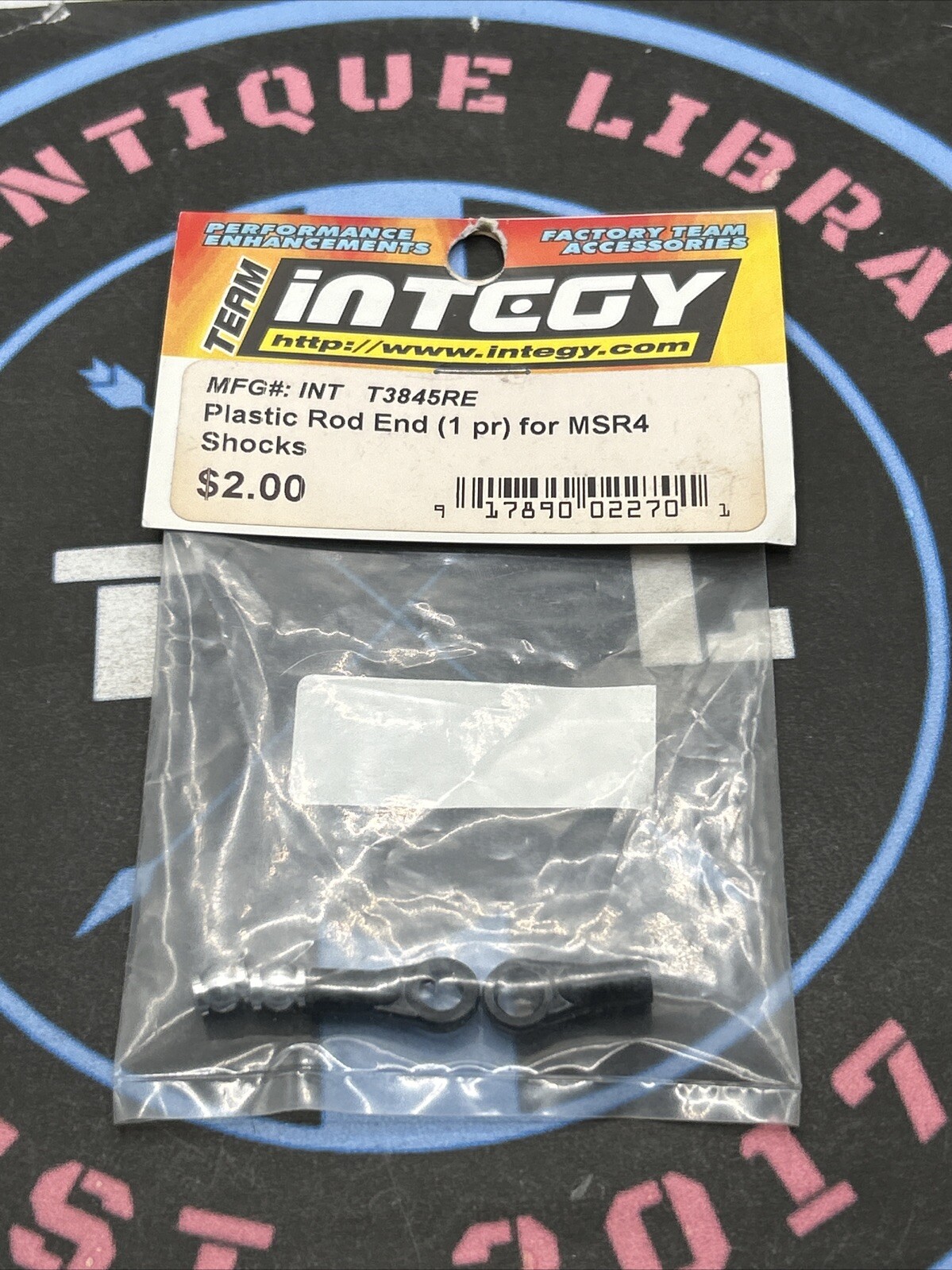 Integy. T3845RE. Plastic Rod End For MSR4 Shocks