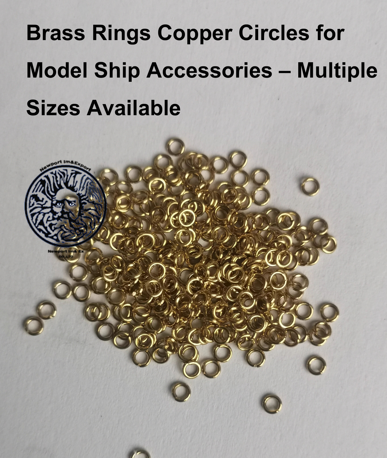 Brass Rings Copper Circles for Model Ship Accessories – Multiple Sizes Available