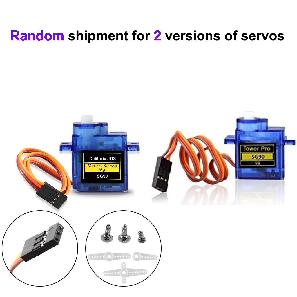5pcs 9G SG90 Micro Servo Motor For RC Robot Helicopter Aircraf Airplane Car Boat