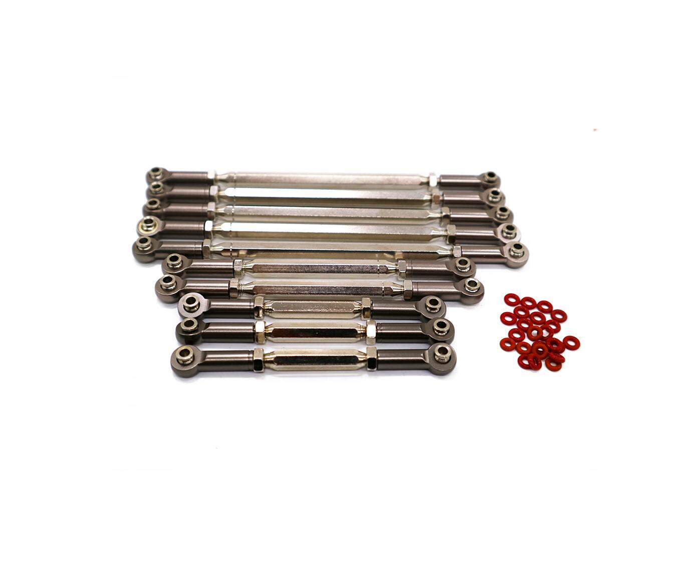 Titanium aluminum metal Upgrade Refit parts Fits Traxxas trx- 4 1:10 crawler car