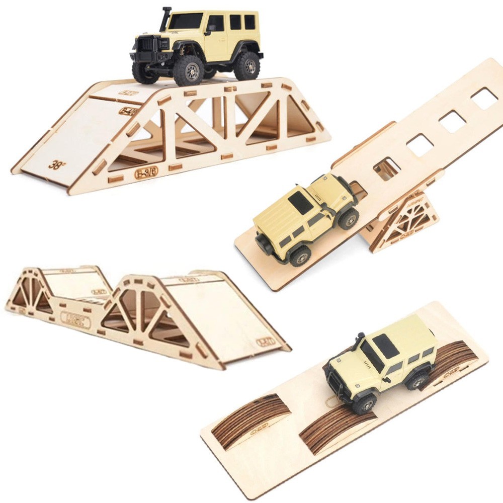LDARC 1/43 1/58 1/64 RC Car Track Desktop Climbing car Simulation Obstacle