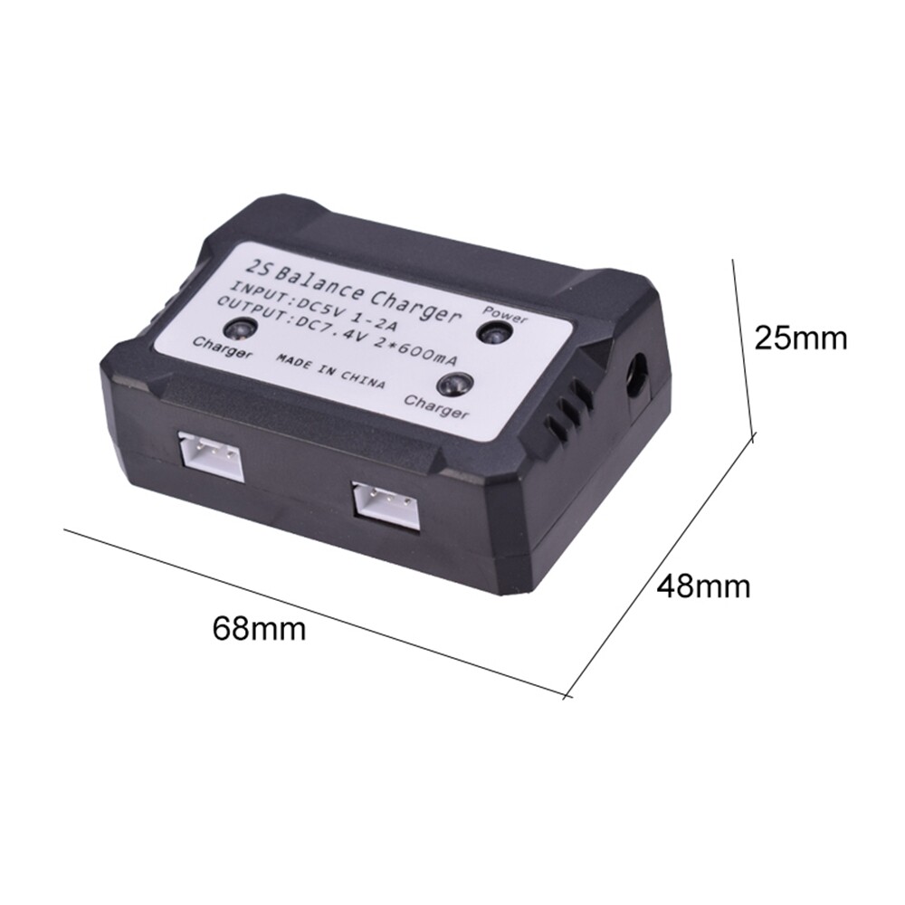 7.4V 2000mAh Li-ion Battery SM plug T Plug Balance Charger for RC Car Boat Plane