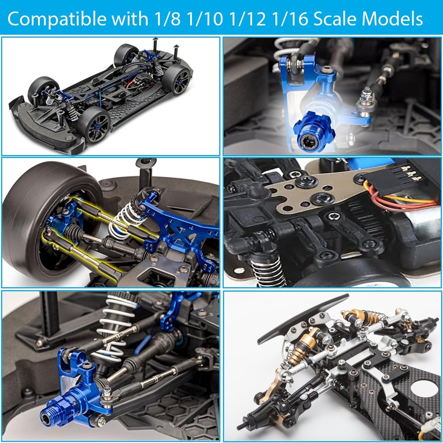 RC Car Repair Work Stand, 1100pcs RC Screw Kit and Vehicle Scale Accessories …