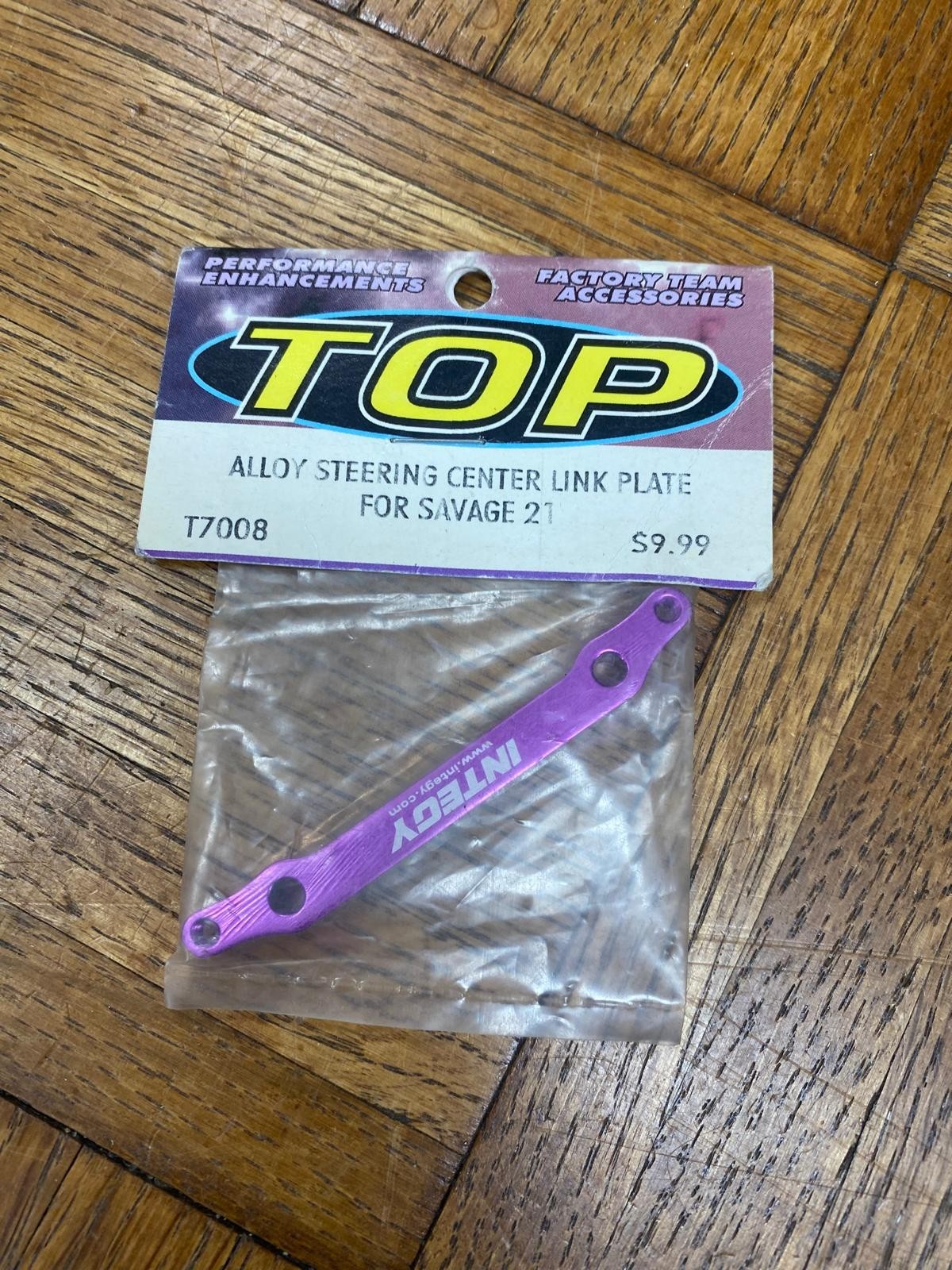 Integy T7008 Purple Alloy Aluminum Steering Center Link Plate for Savage 21