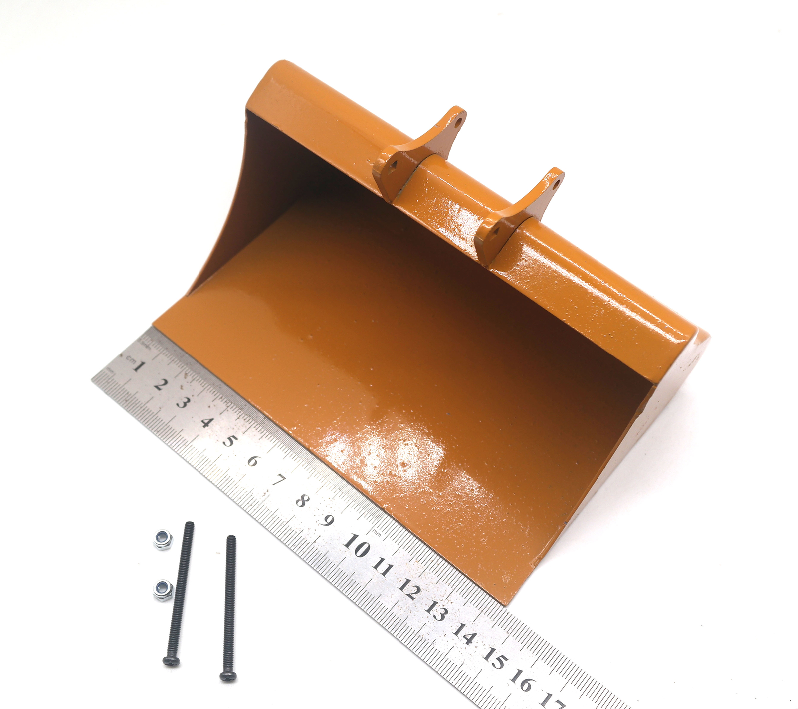 Full Metal Shovel Bucket for Huina 550 580 592 Excavator 1/14 RC Spading Parts