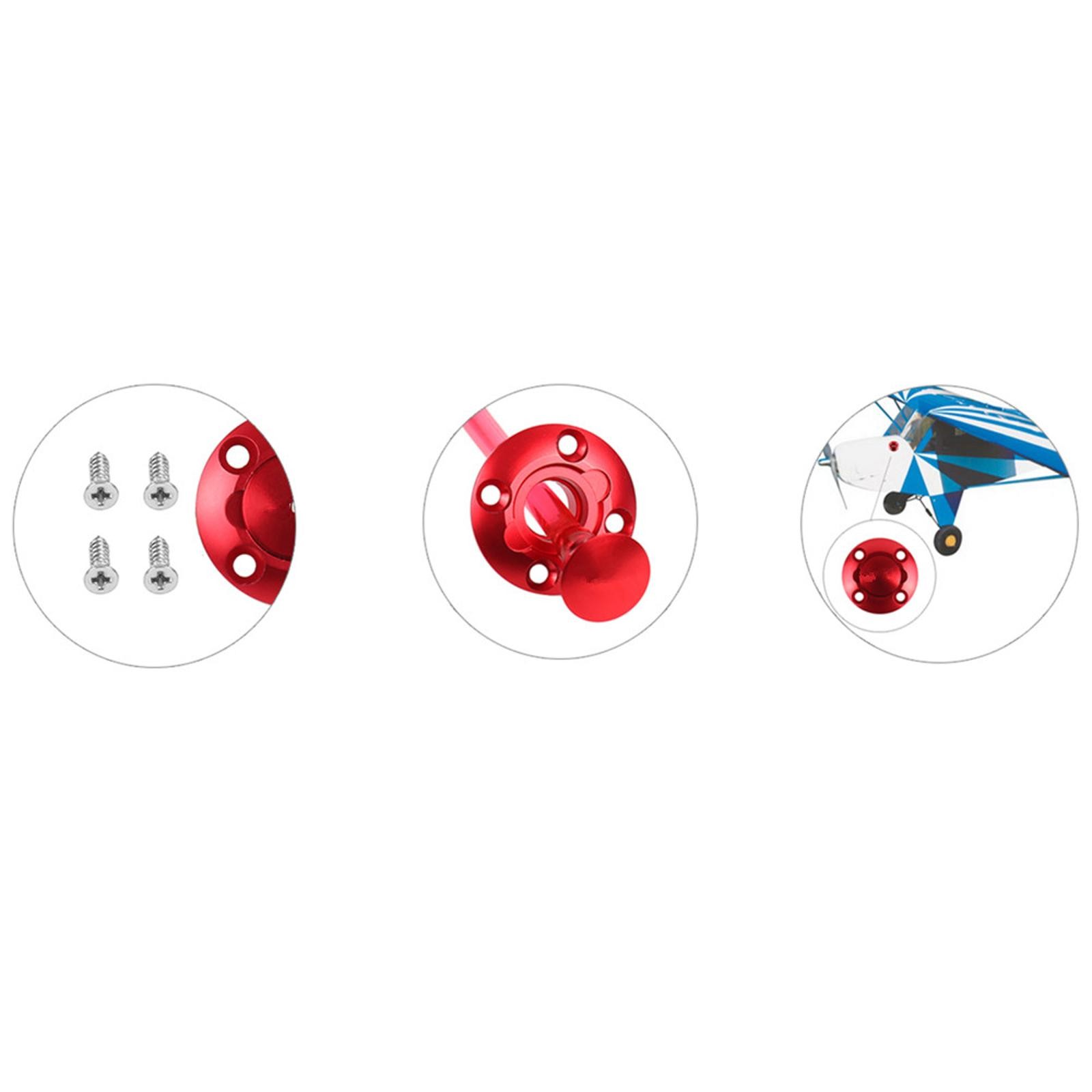 1pcs CNC Aluminum Alloy Round Fuel Dot Cap Oil Tank Plug For RC Airplane Model