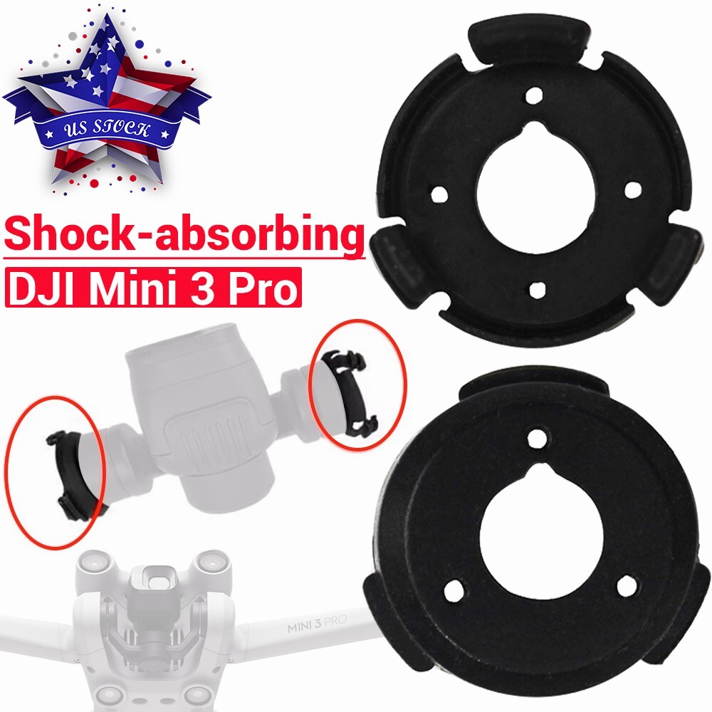For DJI Mini 3 Pro Drone A Pair Gimbal Camera Rubber Damping Shock-absorbing OEM