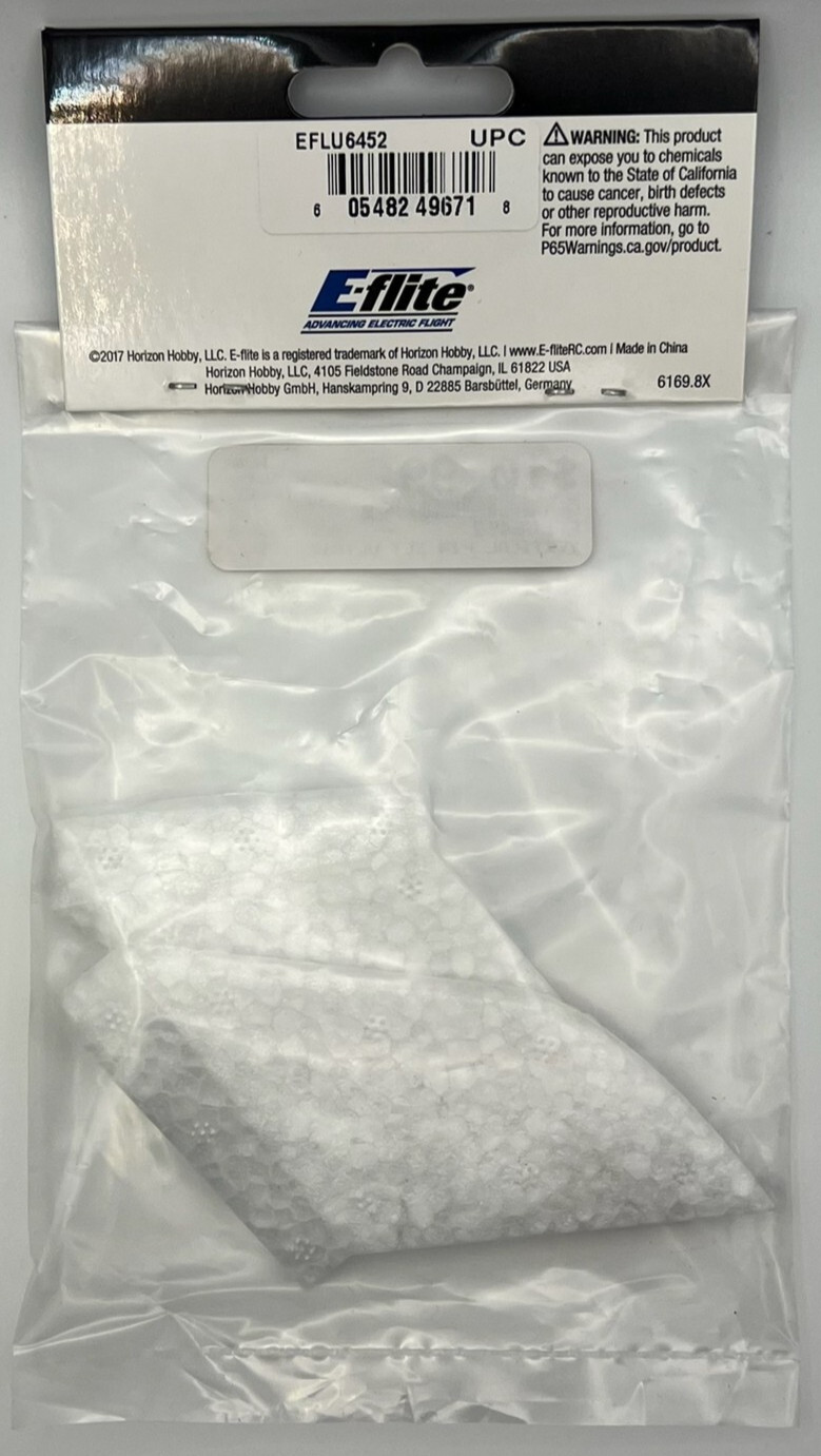 E-Flite EFLU6452 Vertical Fin Set (for Ultrix) New