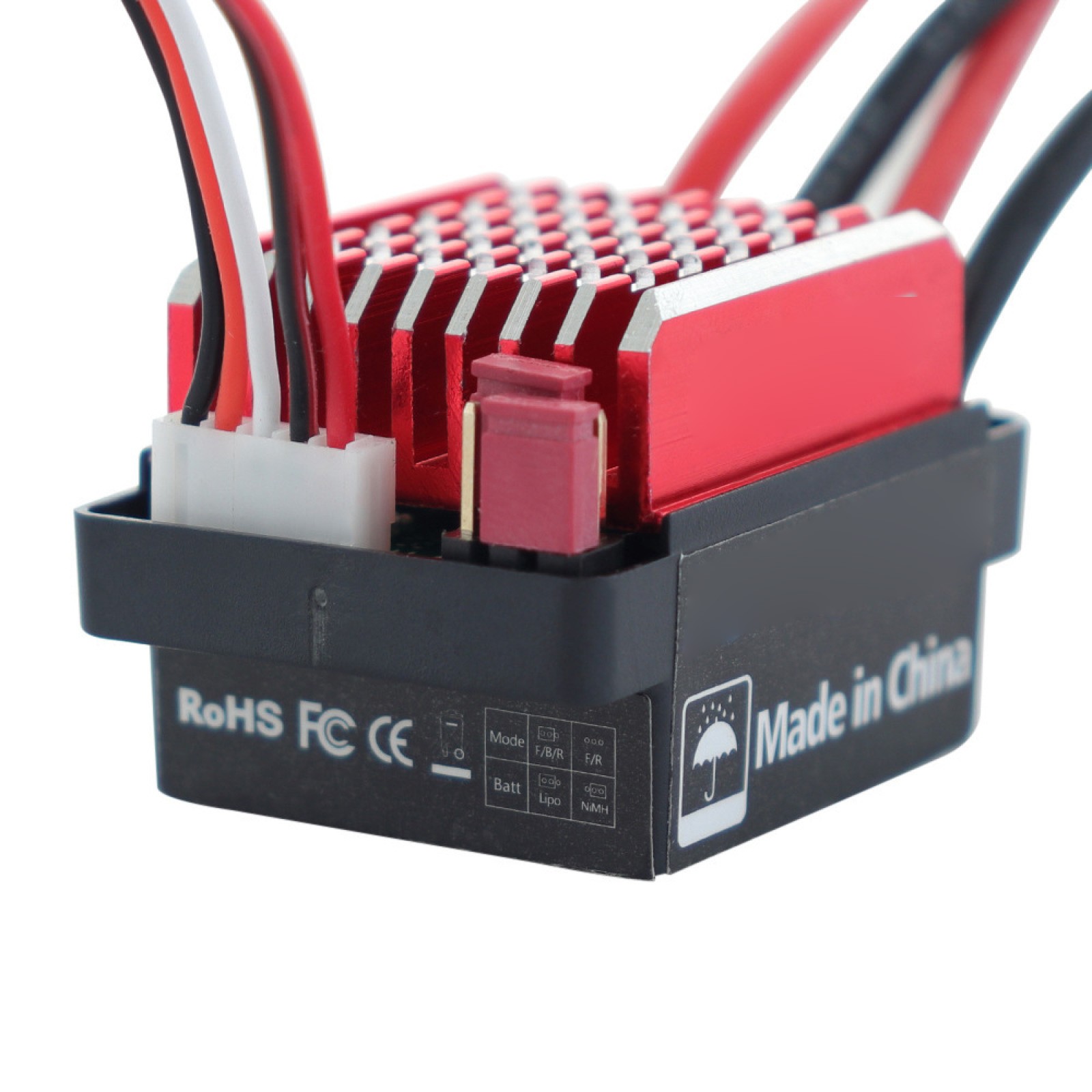 Two-Way 60A Brushed Electric Speed Controller ESC for 1/10 RC Car Buggy Crawler
