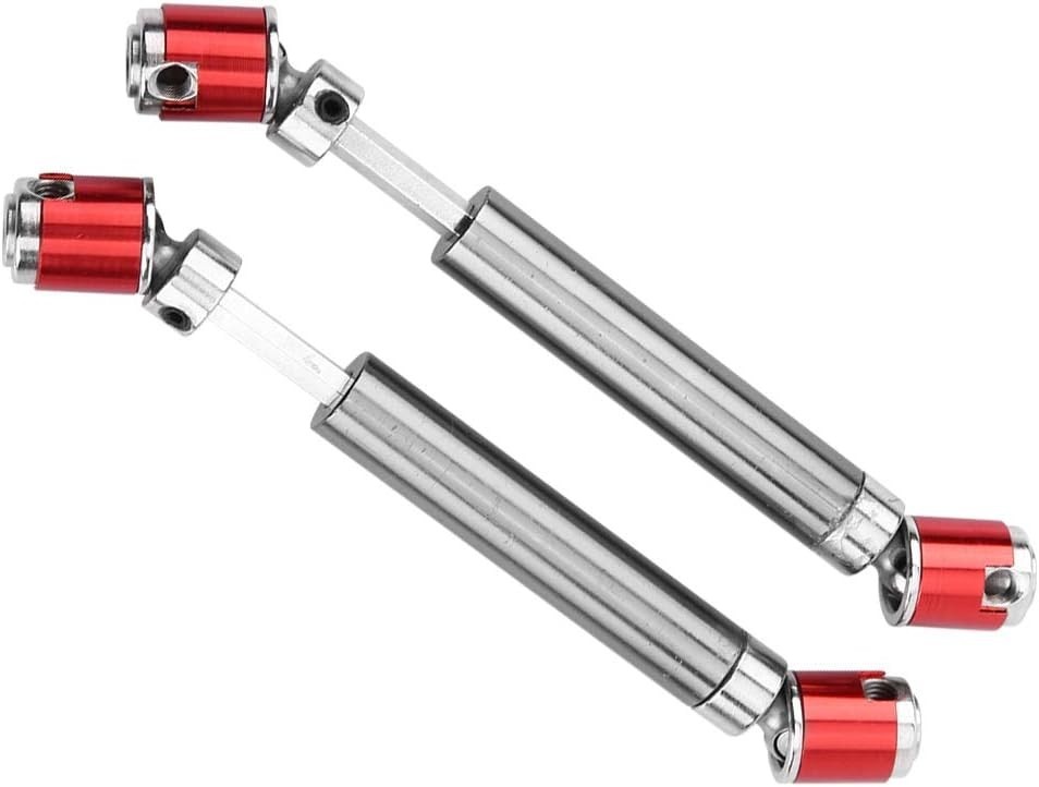 2 Pcs Metal RC Car Drive Shaft (110-155mm) for CC01 D90 D110 Upgrade